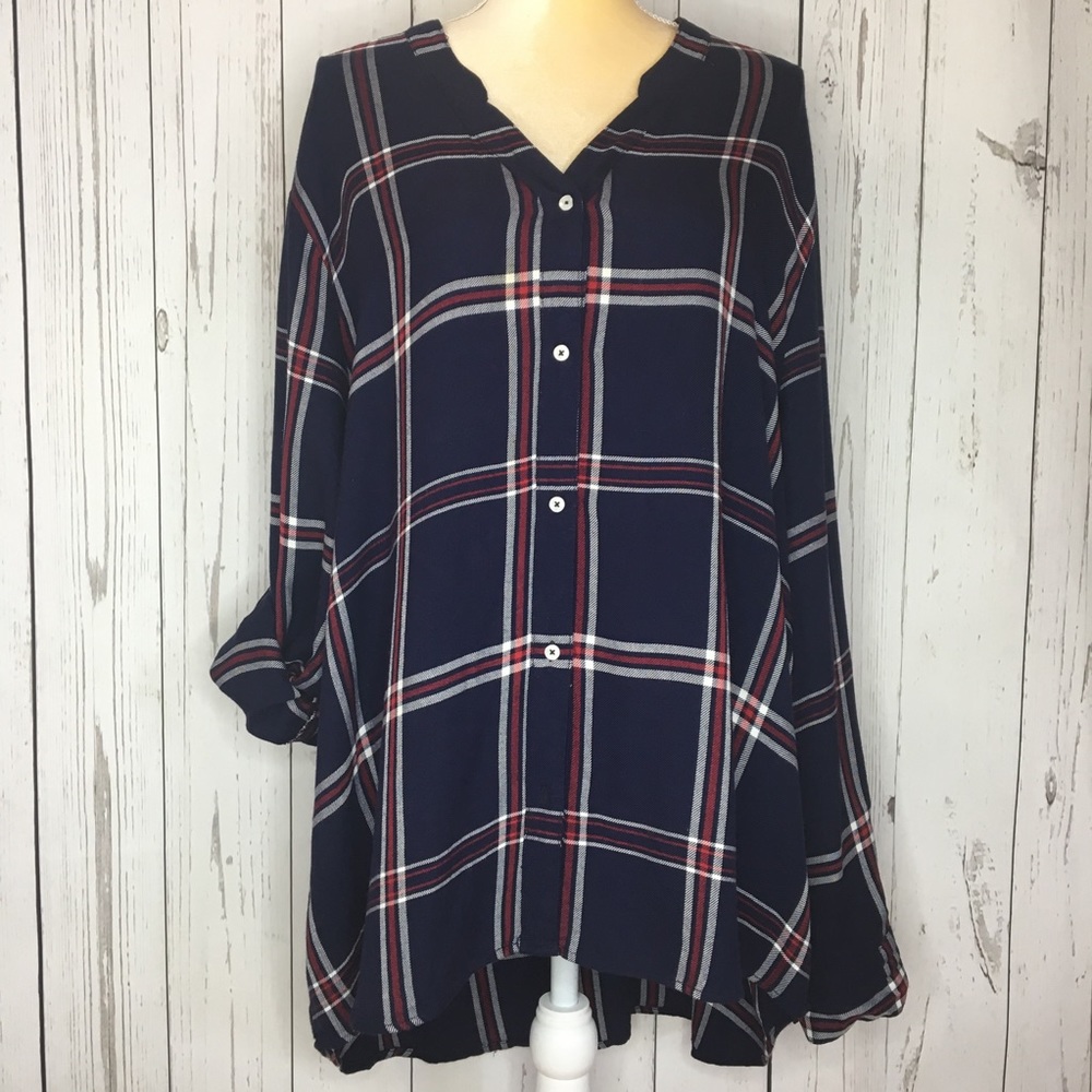 Max Jeans Navy Flannel